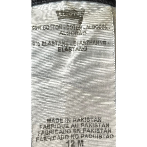 Levi's‎ 512 Women Jeans Perfectly Slimming Bootcut Leg Stretch Hi-Rise Black 31 - Picture 9 of 10